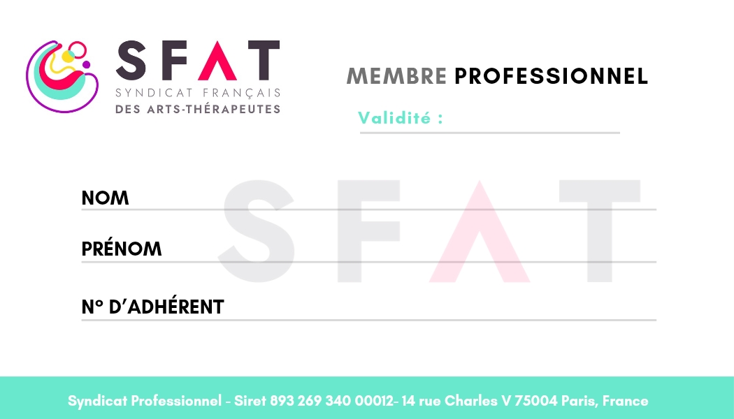 Adhésion membre professionnel 2026